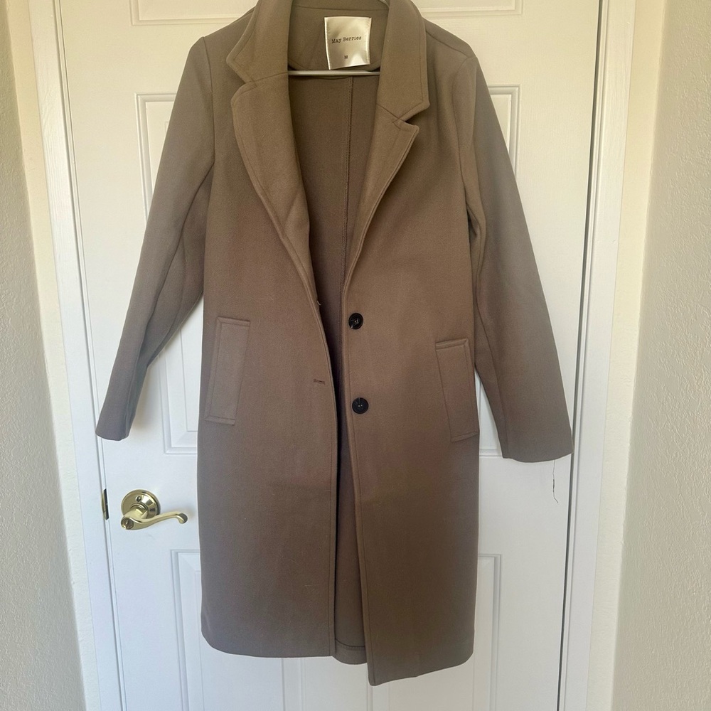 Tan Long pea coat